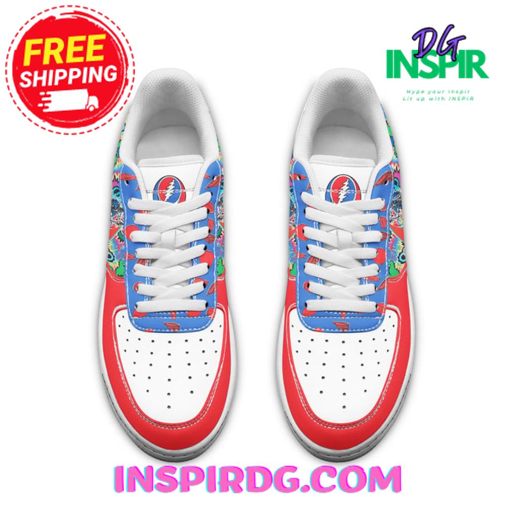 Ideafootwear Grateful Dead Air Low-Top Sneakers Shoes For Men And Women 14