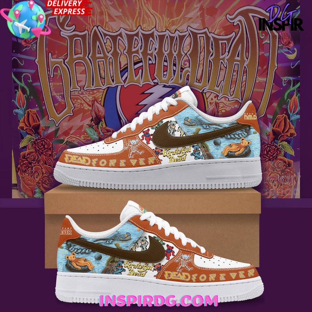 Ideafootwear Grateful Dead Air Low-Top Sneakers Shoes For Men And Women 27