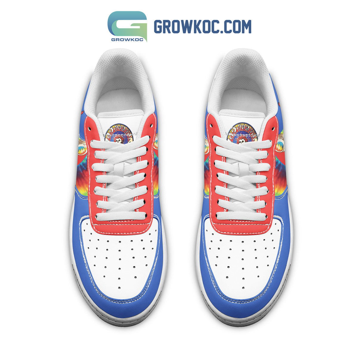 Ideafootwear Grateful Dead Air Low-Top Sneakers Shoes For Men And Women 10