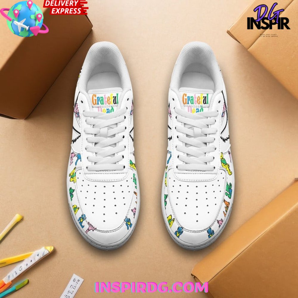 Ideafootwear Grateful Dead Air Low-Top Sneakers Shoes For Men And Women 25