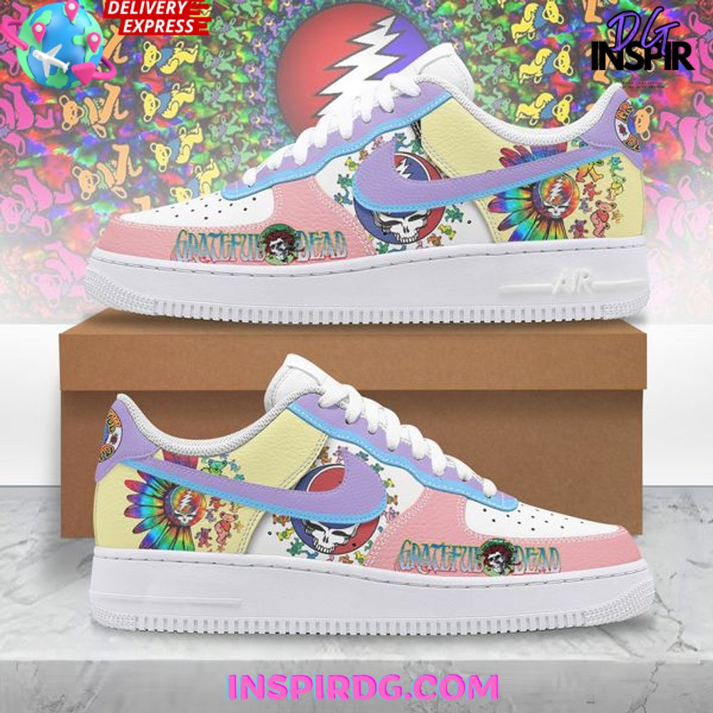 Ideafootwear Grateful Dead Air Low-Top Sneakers Shoes For Men And Women 26