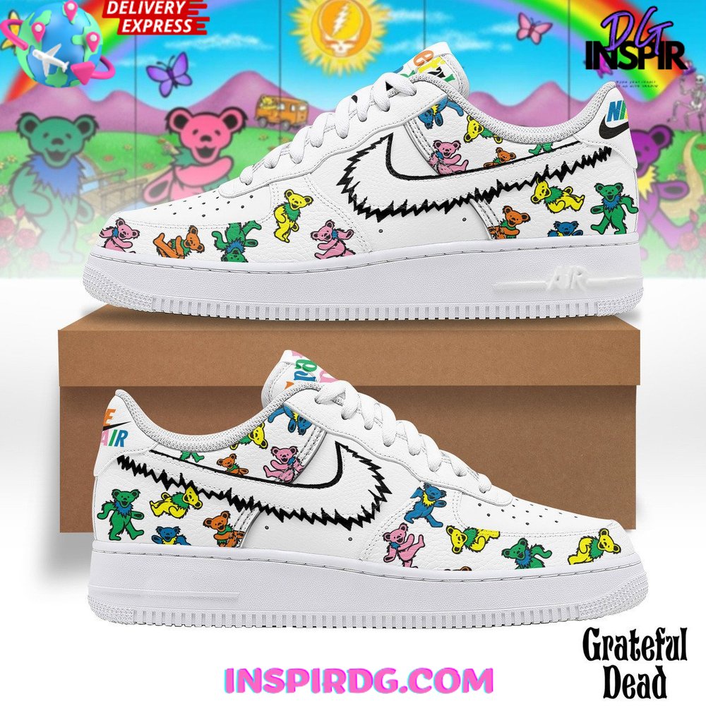 Ideafootwear Grateful Dead Air Low-Top Sneakers Shoes For Men And Women 25