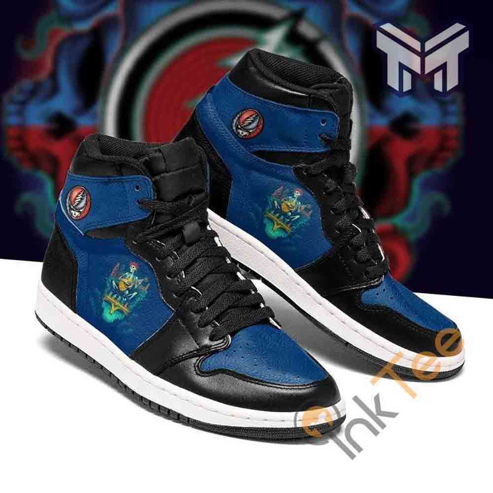 Ideafootwear Grateful Dead AJ1 High Sneakers Shoes For Men And Women 1