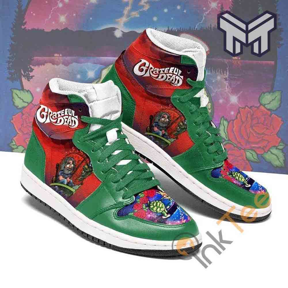 Ideafootwear Grateful Dead AJ1 High Sneakers Shoes For Men And Women 6