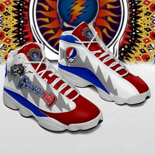 Ideafootwear Grateful Dead AJ13 Sneakers Shoes For Men And Women 1