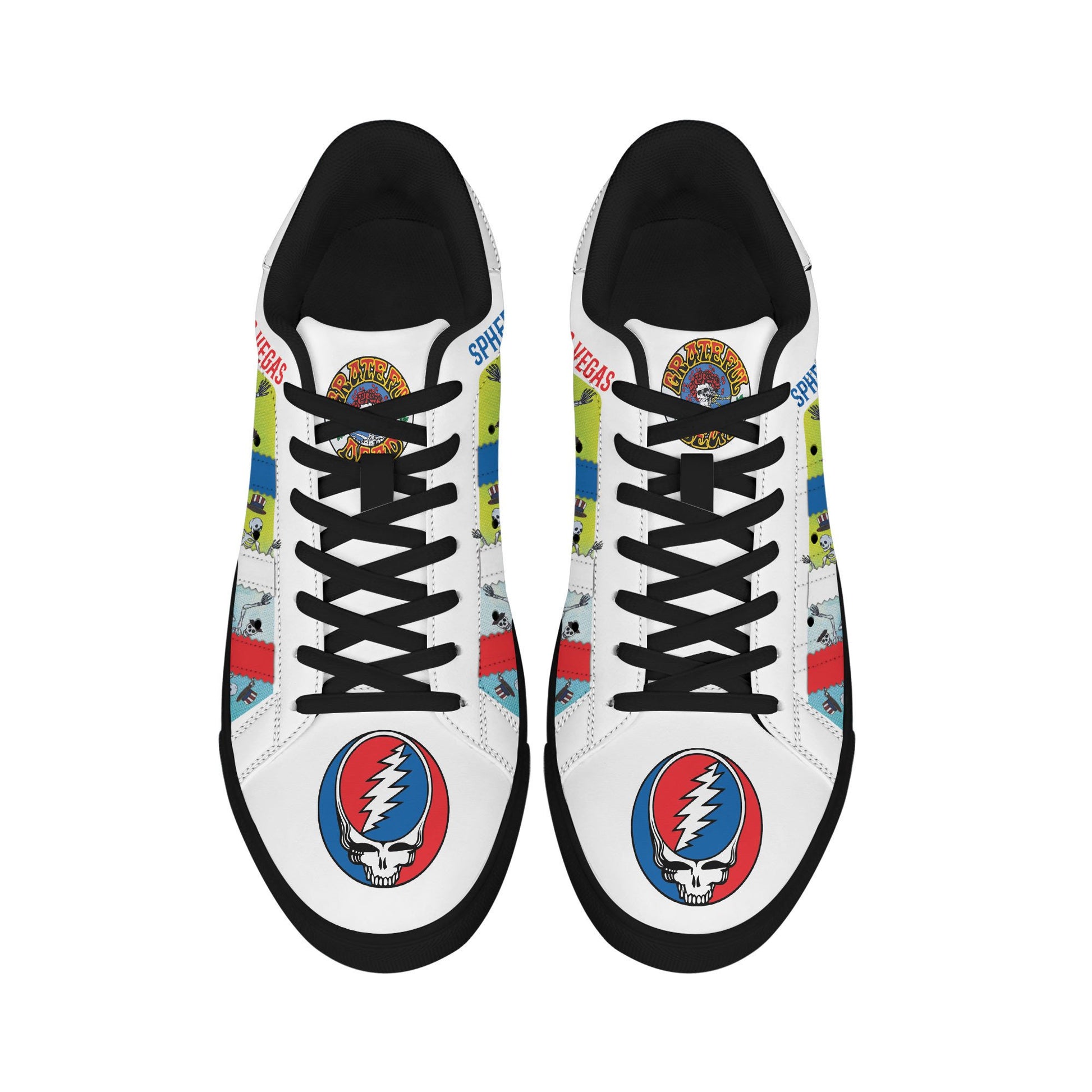 Ideafootwear Grateful Dead Skate Stan Shoes Sneakes For Men And Women 1