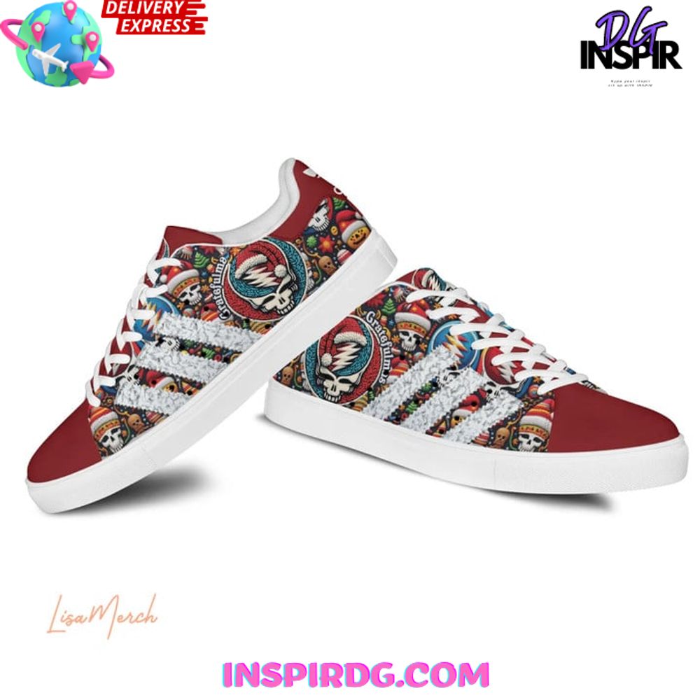 Ideafootwear Grateful Dead Skate Stan Shoes Sneakes For Men And Women 2