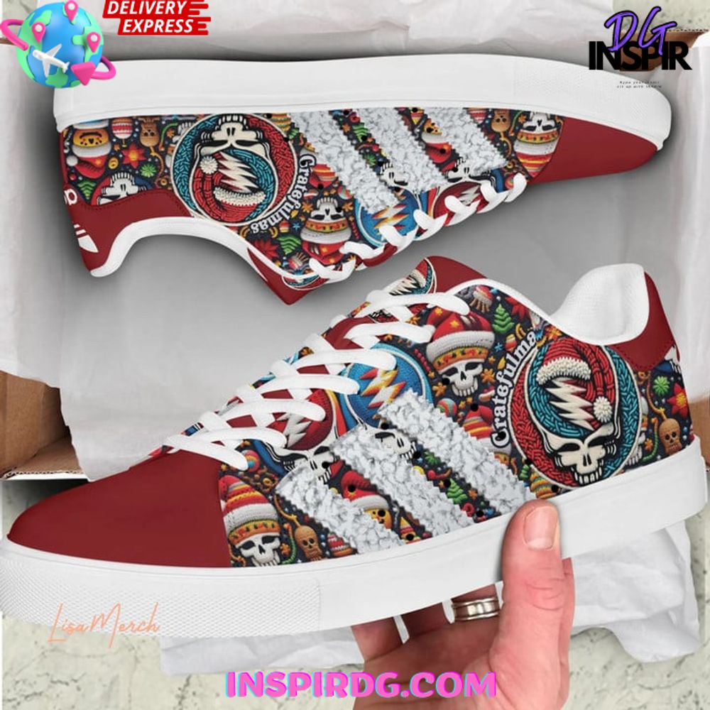 Ideafootwear Grateful Dead Skate Stan Shoes Sneakes For Men And Women 2