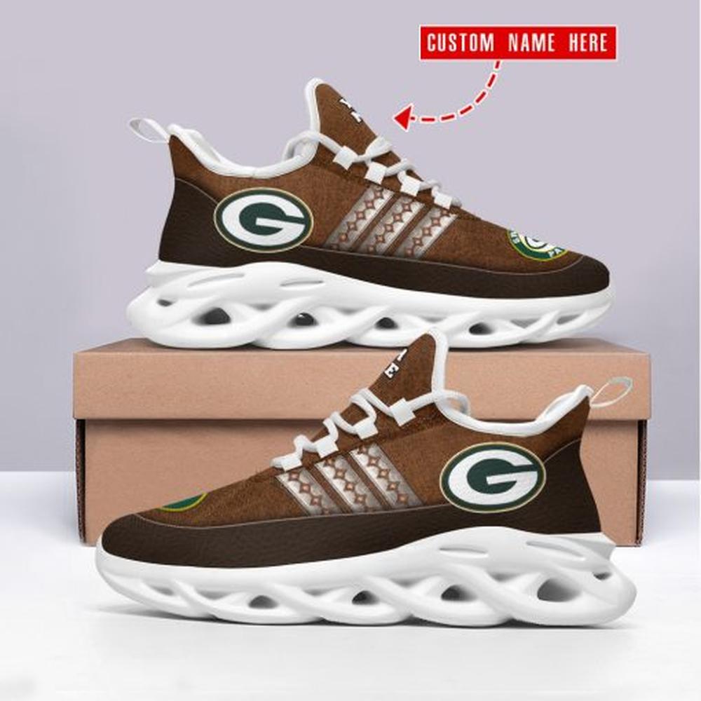 Ideafootwear Green Bay Packers Max Soul Shoes Sneakers For Men And Women 34
