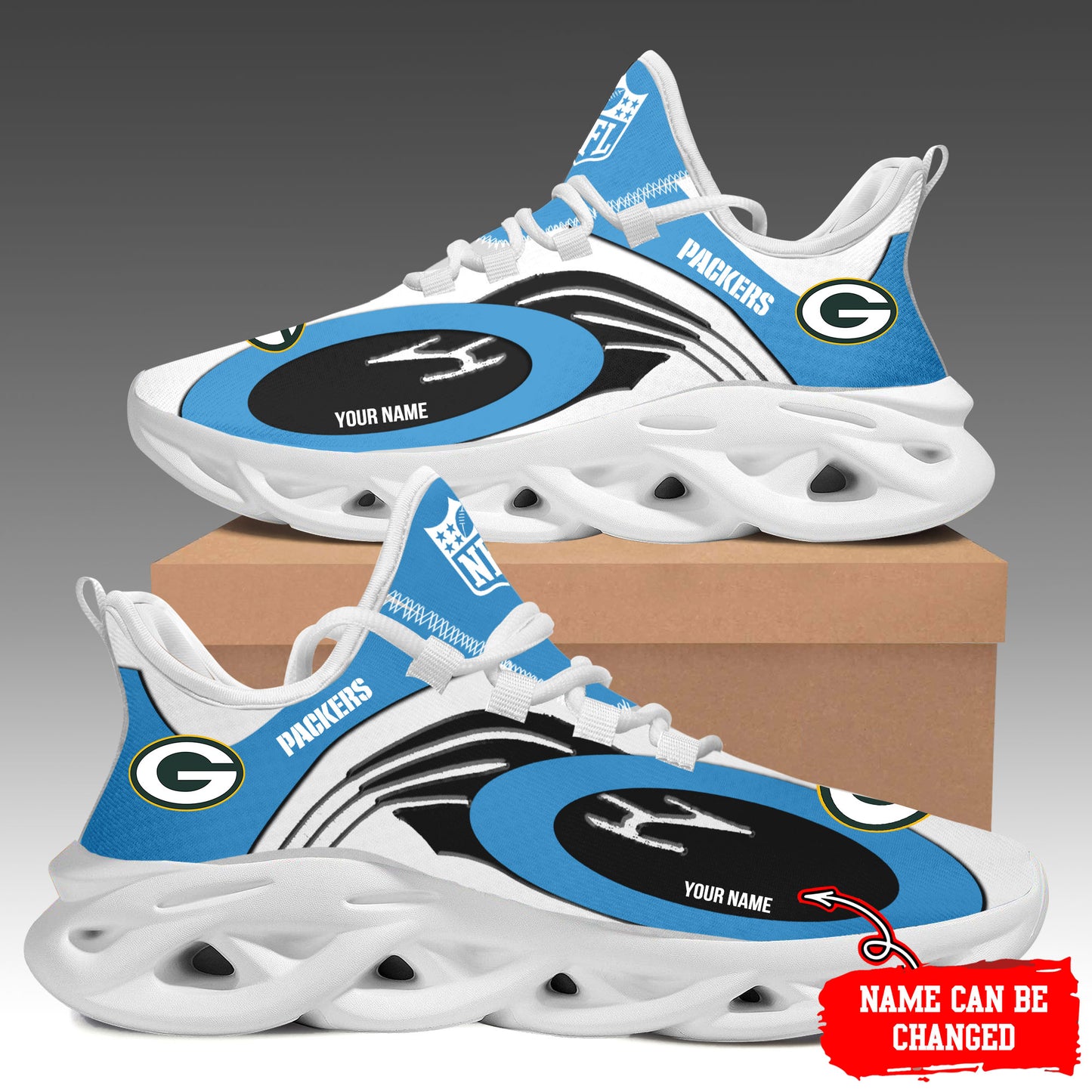 Ideafootwear Green Bay Packers Max Soul Shoes Sneakers For Men And Women 32