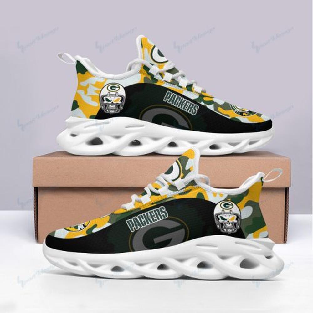 Ideafootwear Green Bay Packers Max Soul Shoes Sneakers For Men And Women 17