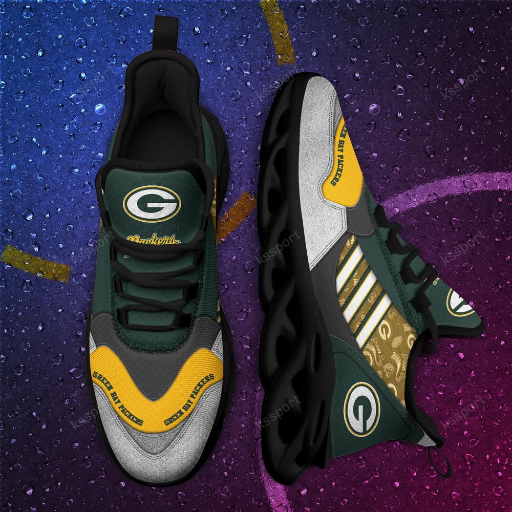 Ideafootwear Green Bay Packers Max Soul Shoes Sneakers For Men And Women 15