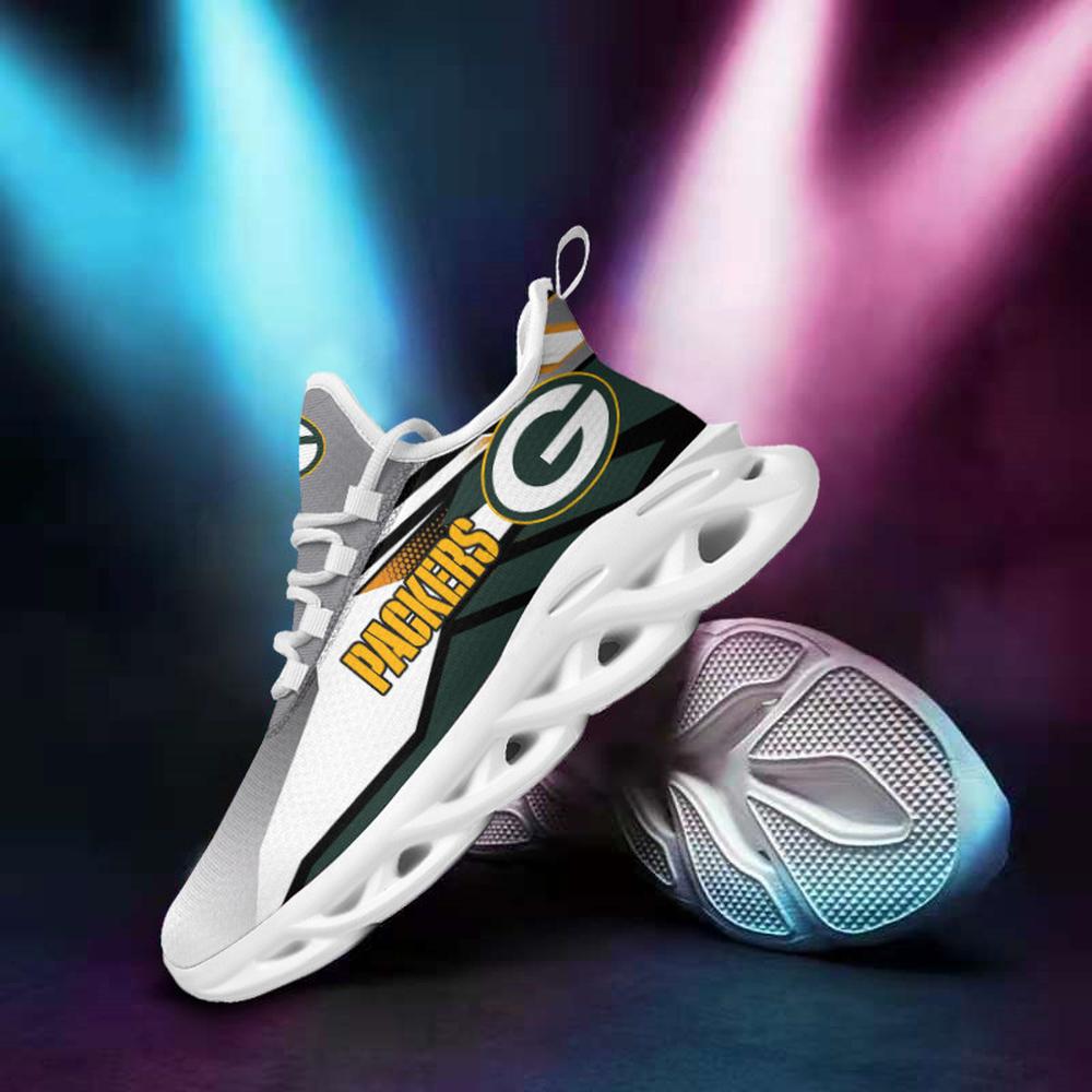 Ideafootwear Green Bay Packers Max Soul Shoes Sneakers For Men And Women 4