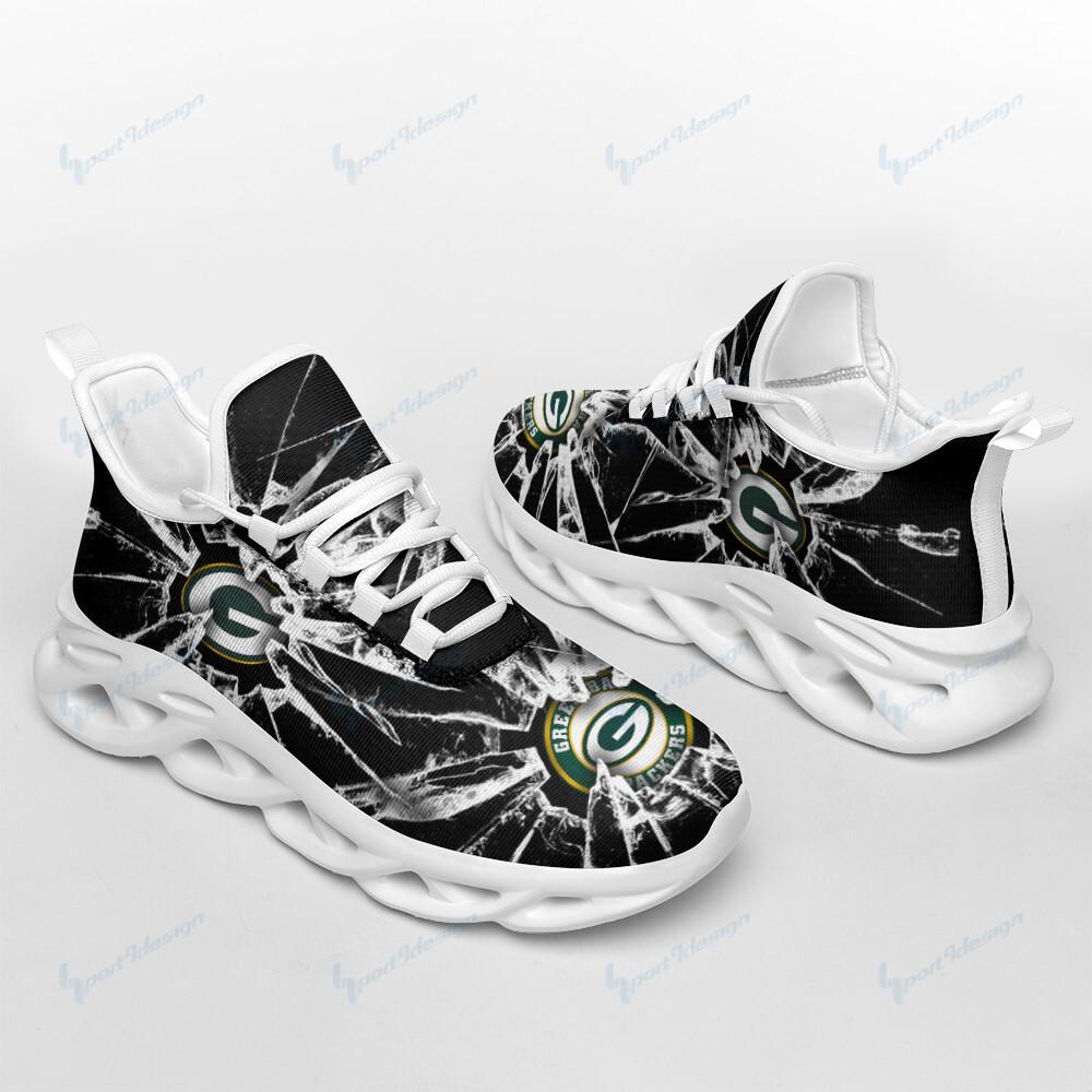Ideafootwear Green Bay Packers Max Soul Shoes Sneakers For Men And Women 9