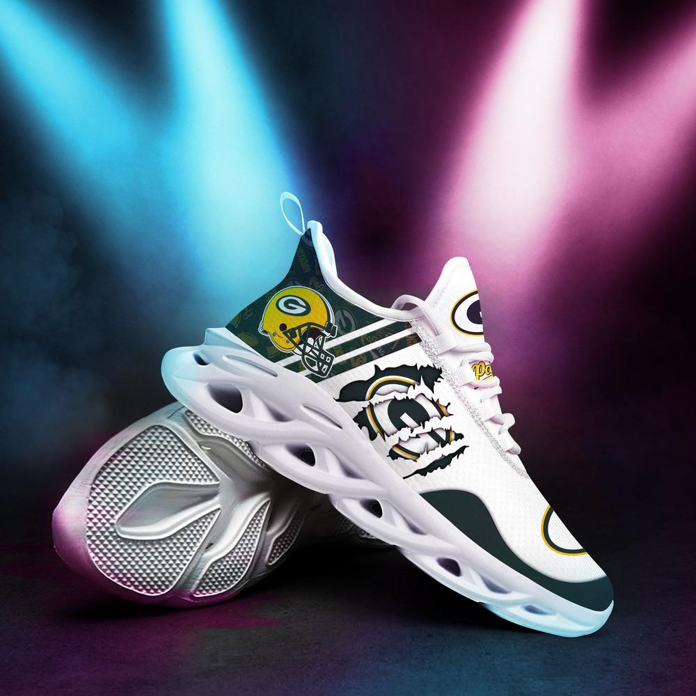 Ideafootwear Green Bay Packers Max Soul Shoes Sneakers For Men And Women 46