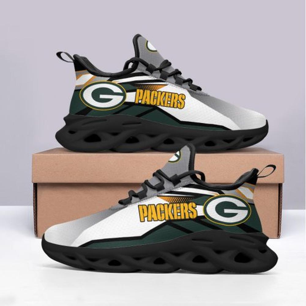 Ideafootwear Green Bay Packers Max Soul Shoes Sneakers For Men And Women 4