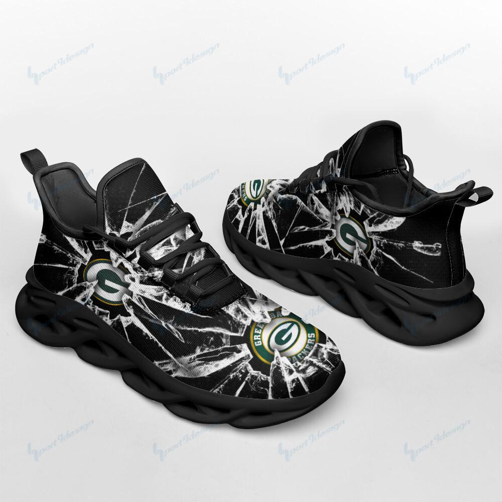 Ideafootwear Green Bay Packers Max Soul Shoes Sneakers For Men And Women 9