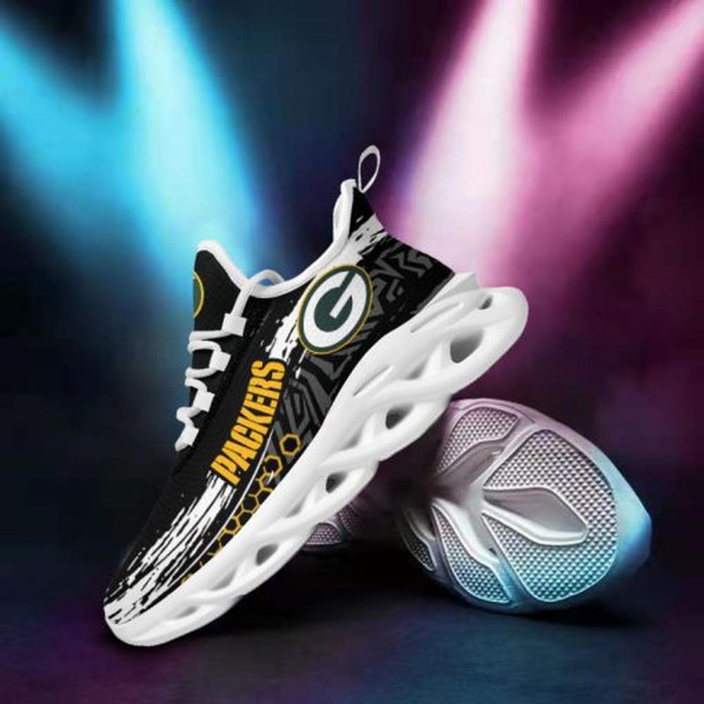 Ideafootwear Green Bay Packers Max Soul Shoes Sneakers For Men And Women 45