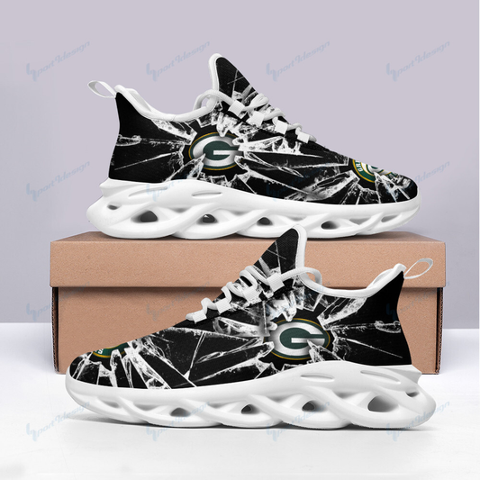 Ideafootwear Green Bay Packers Max Soul Shoes Sneakers For Men And Women 9