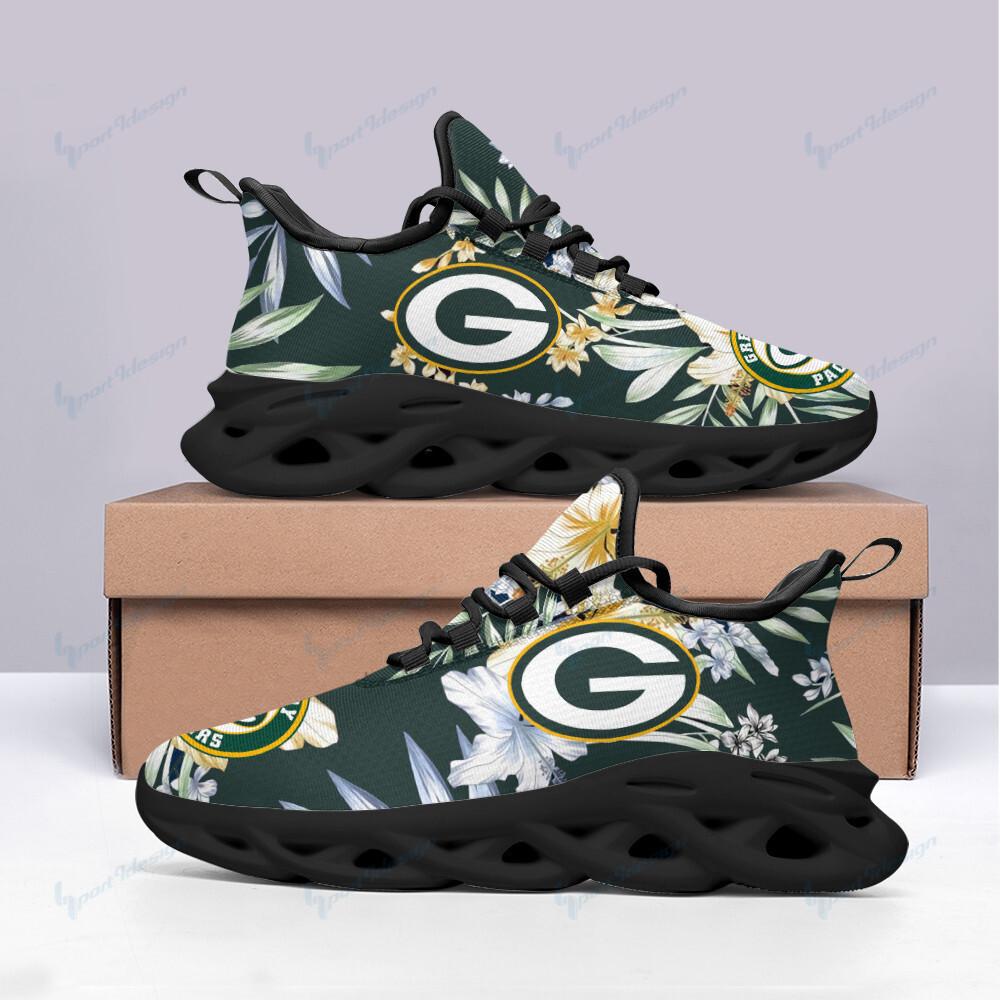 Ideafootwear Green Bay Packers Max Soul Shoes Sneakers For Men And Women 13