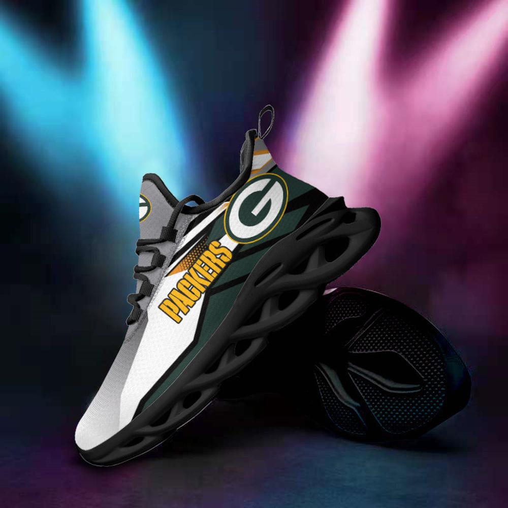 Ideafootwear Green Bay Packers Max Soul Shoes Sneakers For Men And Women 4