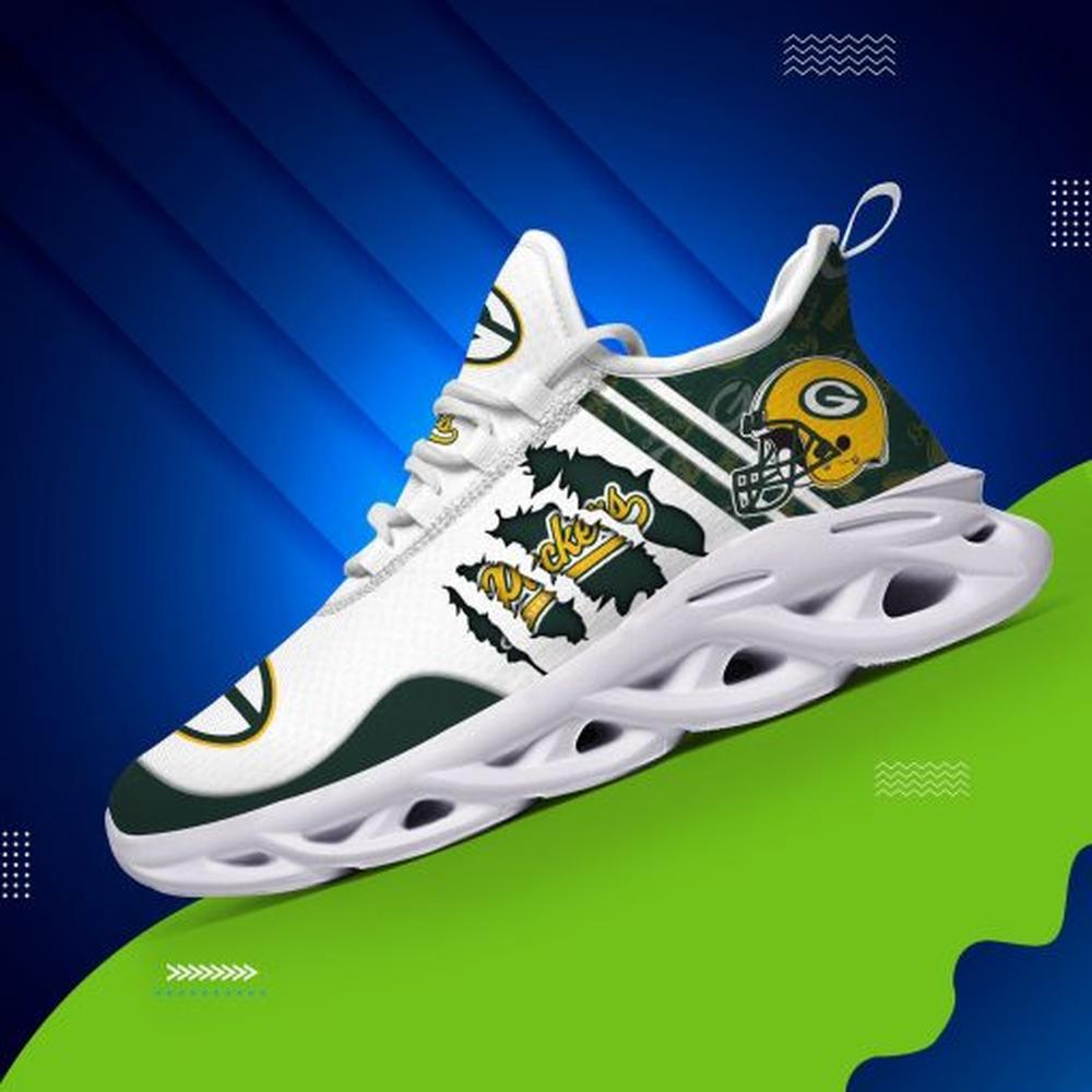 Ideafootwear Green Bay Packers Max Soul Shoes Sneakers For Men And Women 46