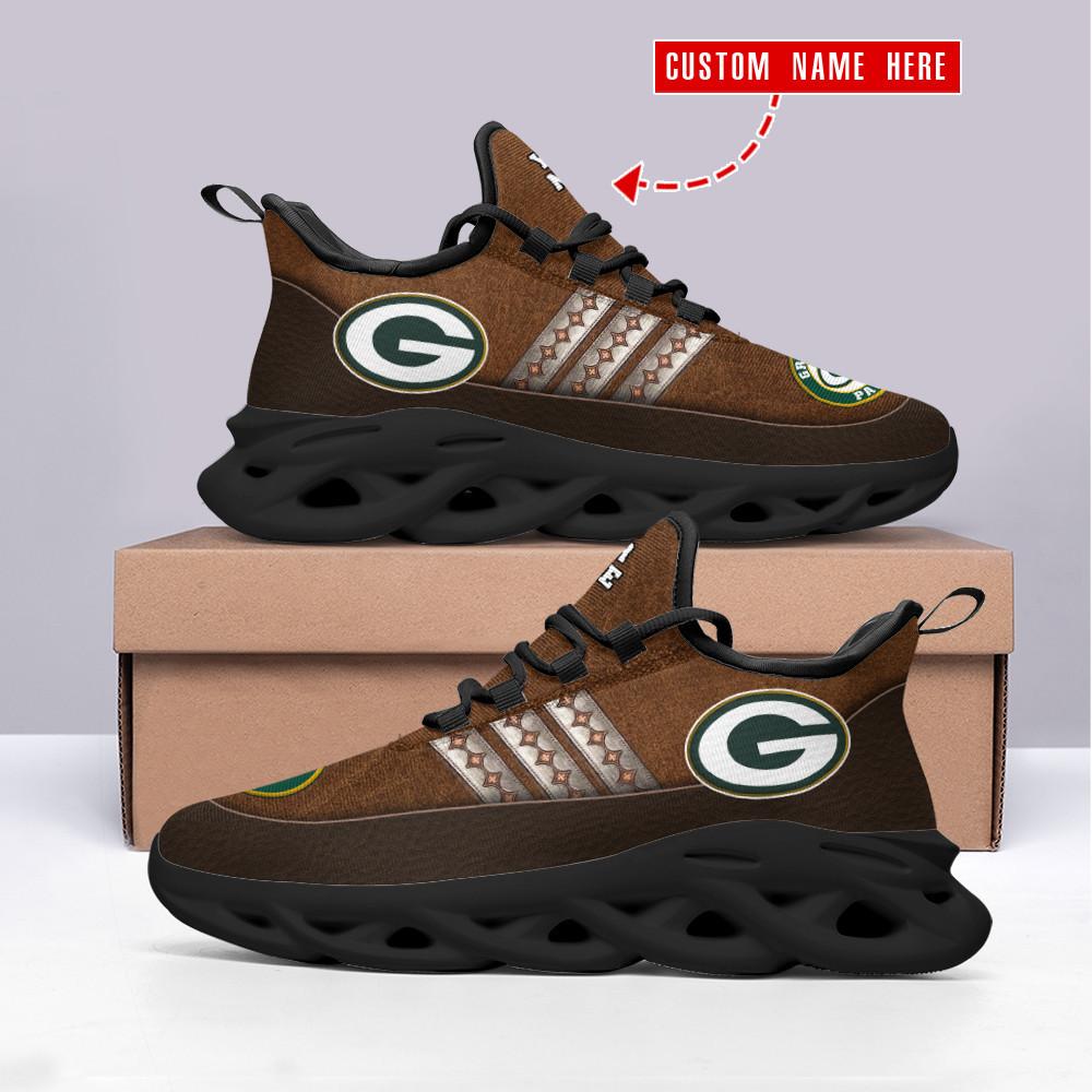 Ideafootwear Green Bay Packers Max Soul Shoes Sneakers For Men And Women 34
