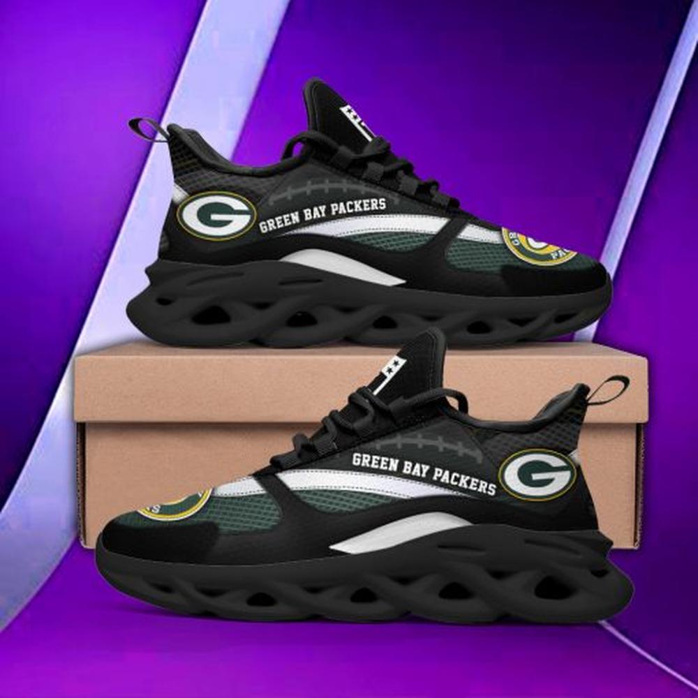 Ideafootwear Green Bay Packers Max Soul Shoes Sneakers For Men And Women 5