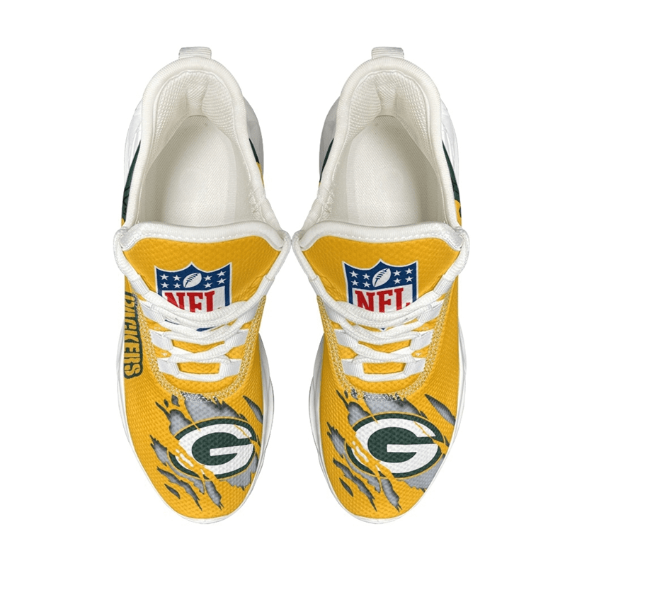 Ideafootwear Green Bay Packers Max Soul Shoes Sneakers For Men And Women 21