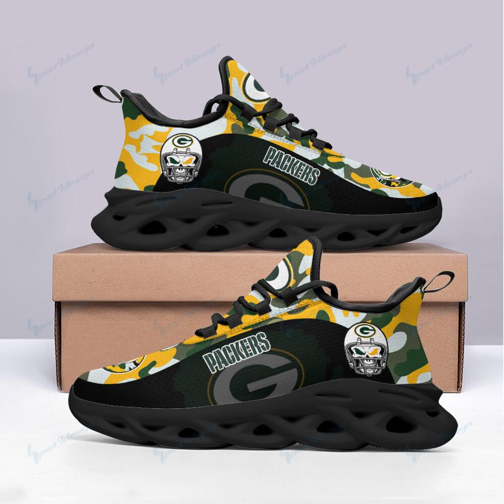 Ideafootwear Green Bay Packers Max Soul Shoes Sneakers For Men And Women 17