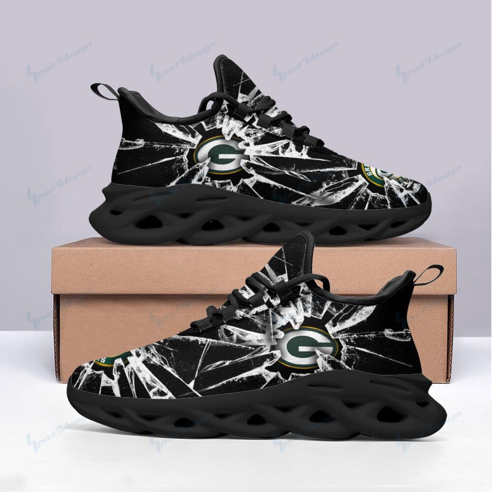 Ideafootwear Green Bay Packers Max Soul Shoes Sneakers For Men And Women 9
