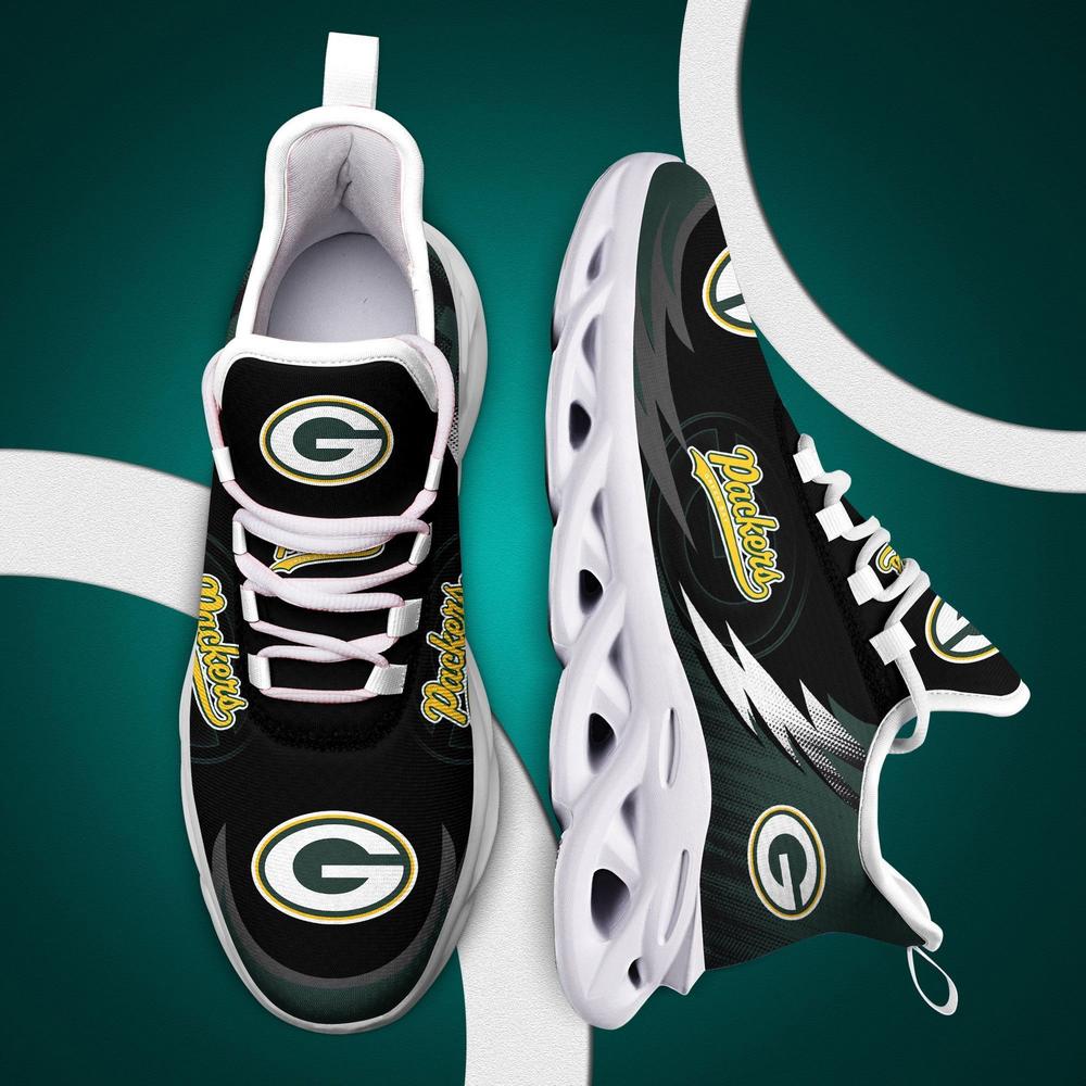 Ideafootwear Green Bay Packers Max Soul Shoes Sneakers For Men And Women 48