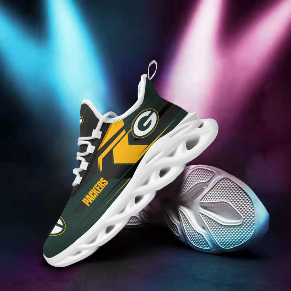Ideafootwear Green Bay Packers Max Soul Shoes Sneakers For Men And Women 51
