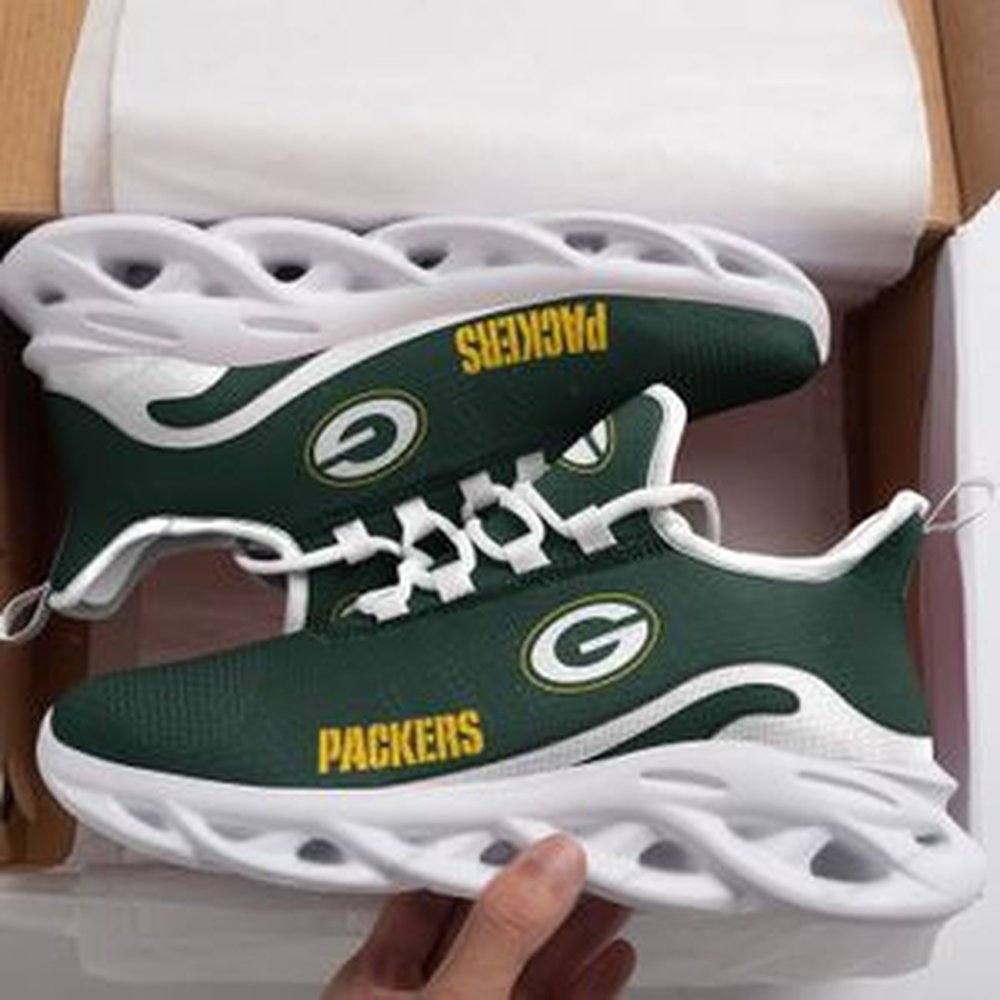 Ideafootwear Green Bay Packers Max Soul Shoes Sneakers For Men And Women 44