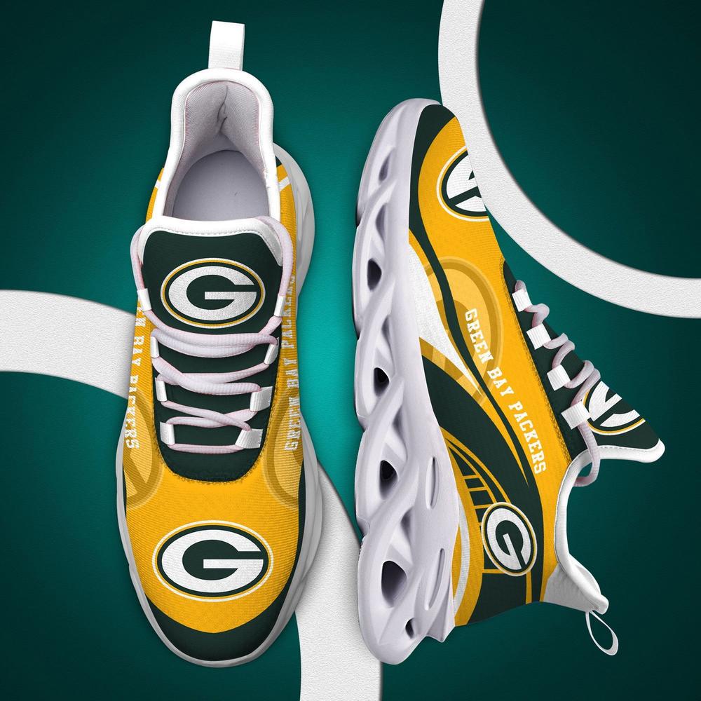 Ideafootwear Green Bay Packers Max Soul Shoes Sneakers For Men And Women 52