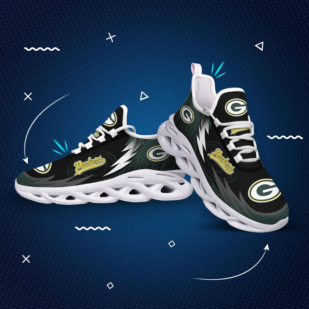 Ideafootwear Green Bay Packers Max Soul Shoes Sneakers For Men And Women 48