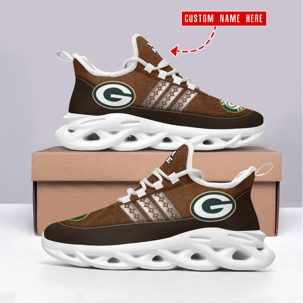 Ideafootwear Green Bay Packers Max Soul Shoes Sneakers For Men And Women 34
