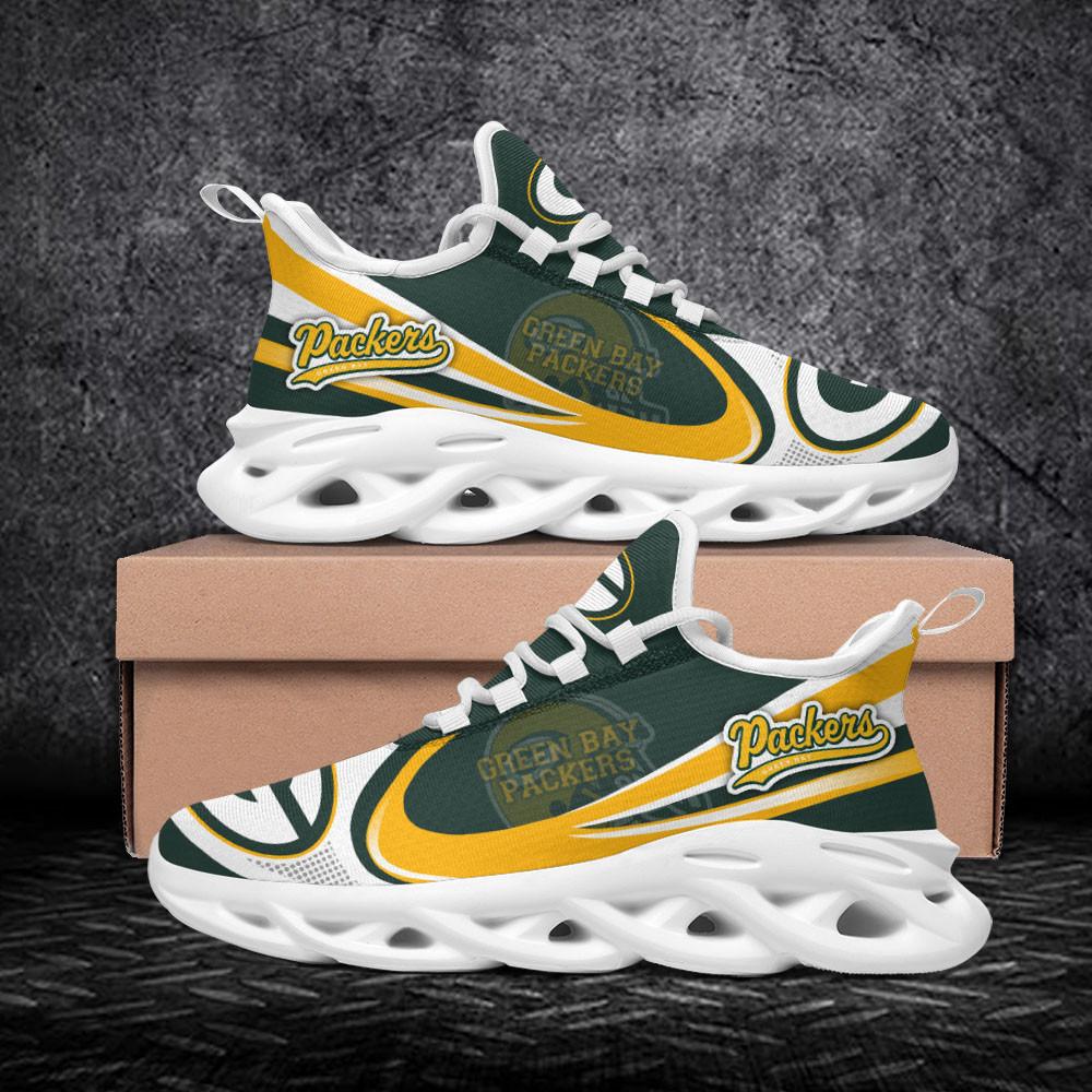 Ideafootwear Green Bay Packers Max Soul Shoes Sneakers For Men And Women 19