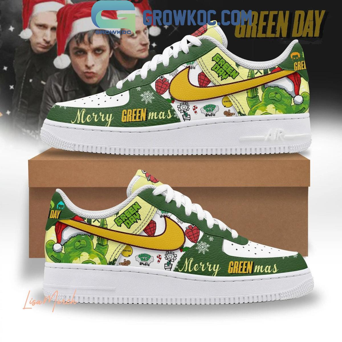 Ideafootwear Green Day Air Low-Top Sneakers Shoes For Men And Women 4