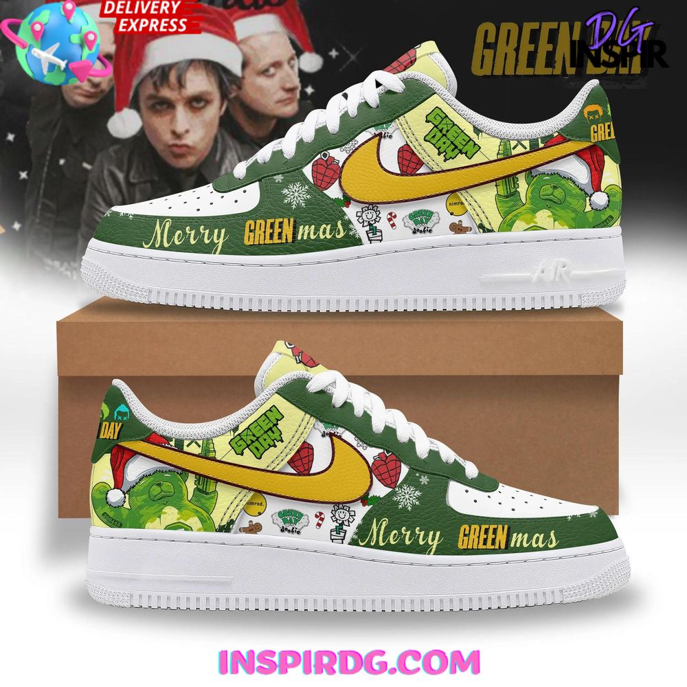 Ideafootwear Green Day Air Low-Top Sneakers Shoes For Men And Women 2