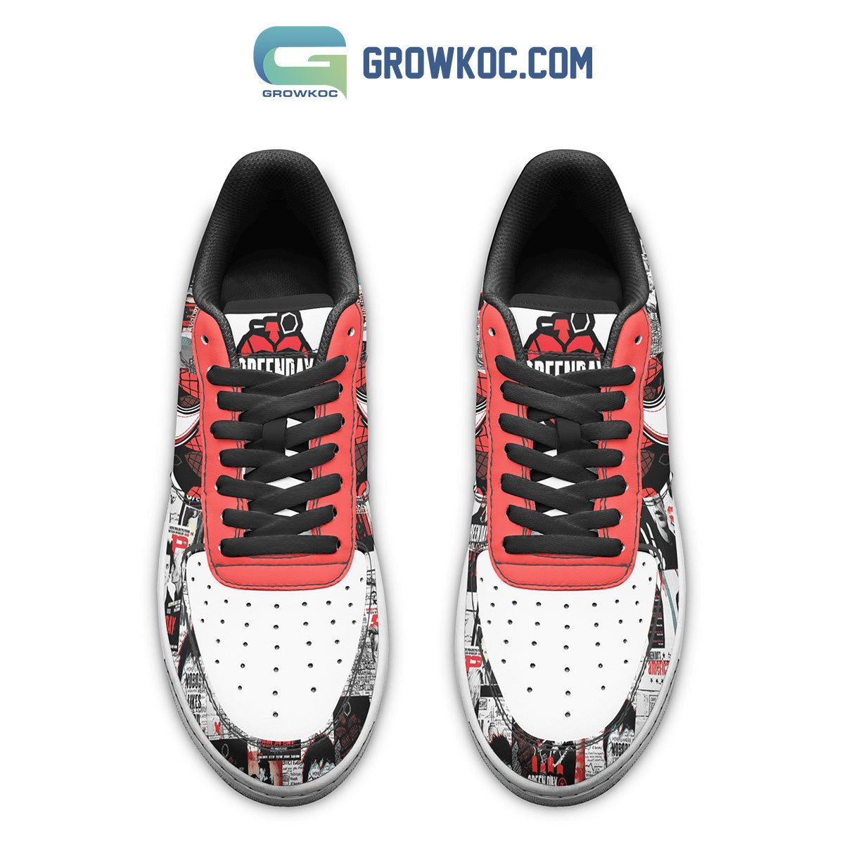 Ideafootwear Green Day Air Low-Top Sneakers Shoes For Men And Women 5