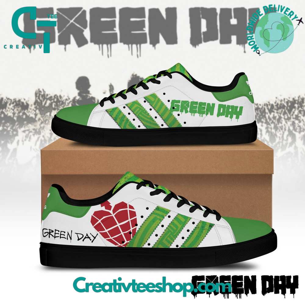 Ideafootwear Green Day  Skate Stan Shoes Sneakes For Men And Women 1