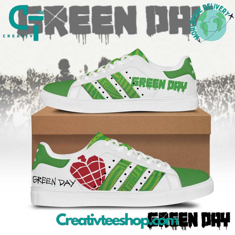 Ideafootwear Green Day  Skate Stan Shoes Sneakes For Men And Women 1