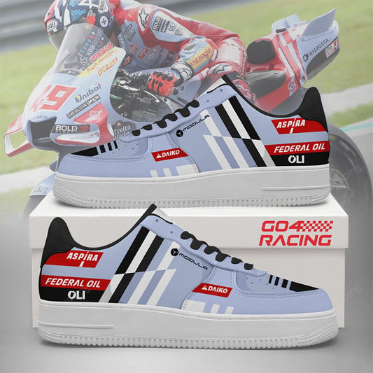 Ideafootwear Gresini Racing Ducati Air Low-Top Sneakers Shoes For Men And Women 2