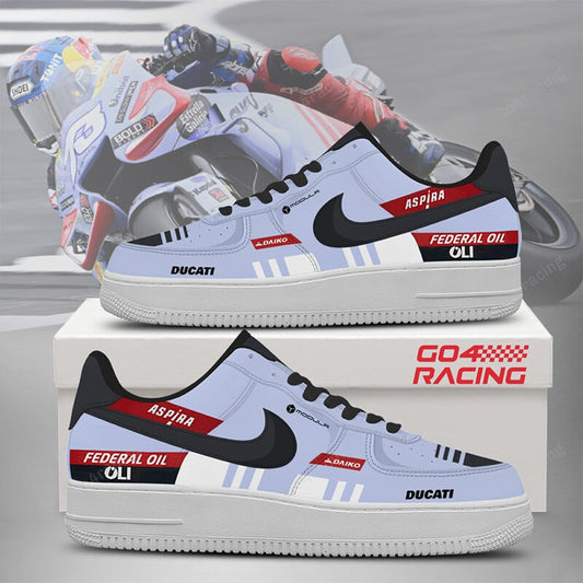 Ideafootwear Gresini Racing Ducati Air Low-Top Sneakers Shoes For Men And Women 1