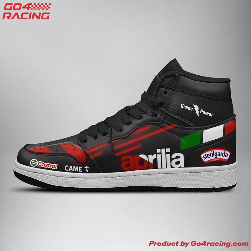 Ideafootwear Gresini Racing Ducati AJ1 High Sneakers Shoes For Men And Women 1