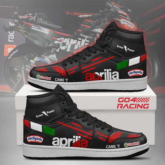 Ideafootwear Gresini Racing Ducati AJ1 High Sneakers Shoes For Men And Women 1