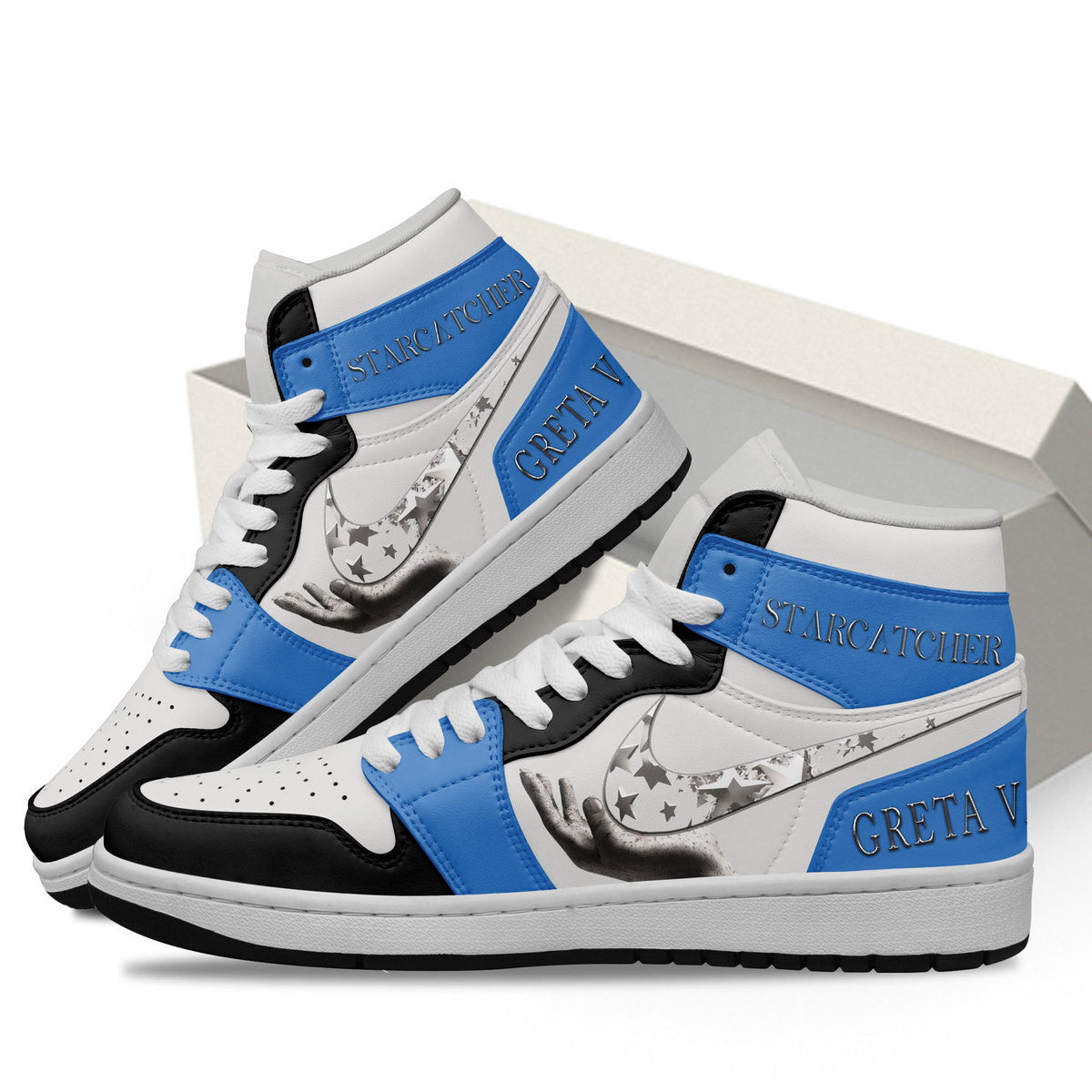 Ideafootwear Greta Van Fleet AJ1 High Sneakers Shoes For Men And Women 2