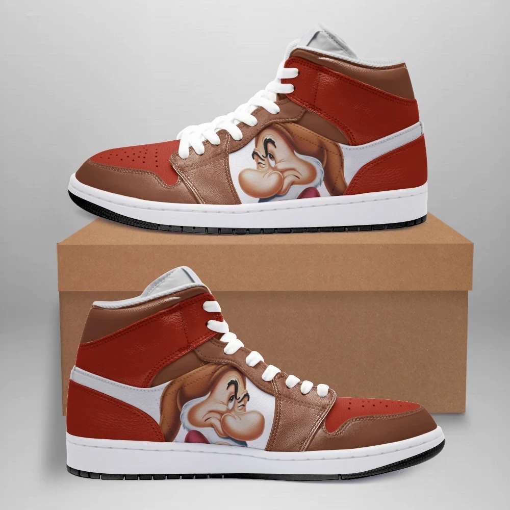 Ideafootwear Grumpy Dwarf AJ1 High Sneakers Shoes For Men And Women 1