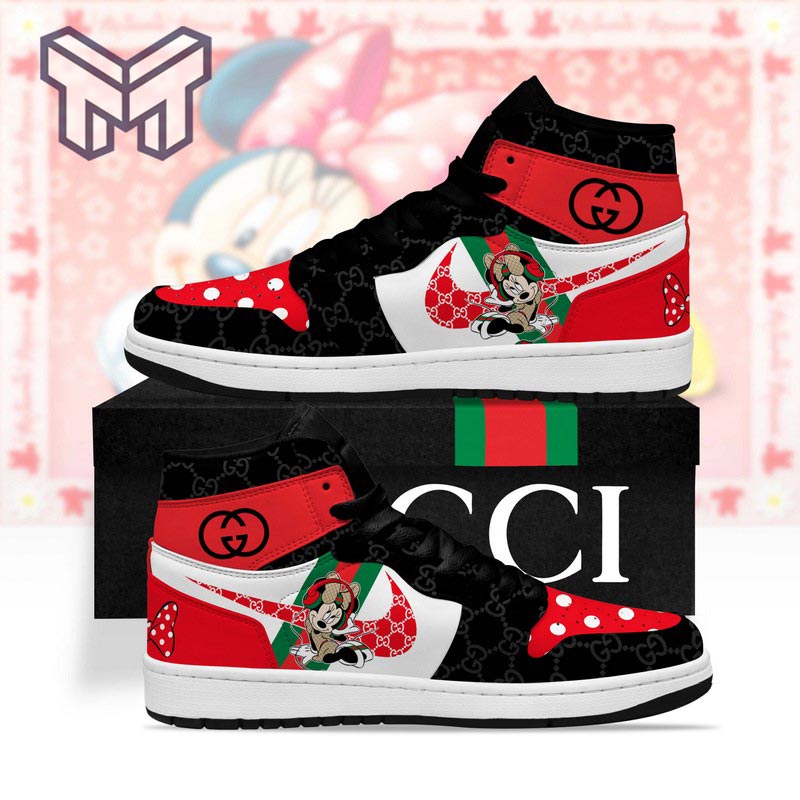 Ideafootwear Gucci AJ1 High Sneakers Shoes For Men And Women 8